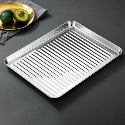 Bandeja de Horneado Rayada de Acero Inoxidable 304 Gannian