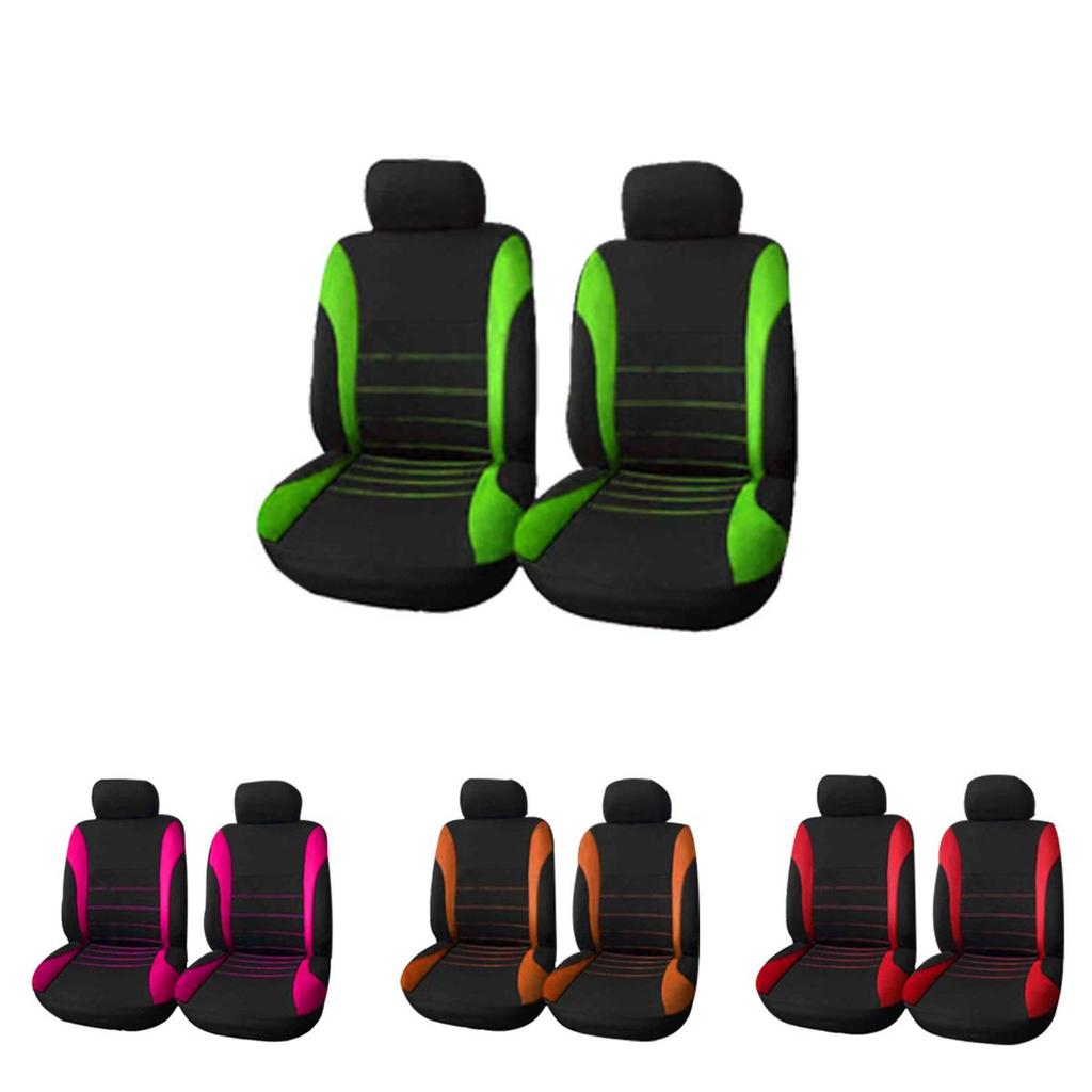 Coprisedili Auto Universali di Lusso Set Completo Per Tutte le Stagioni In 7 Colori Vivaci