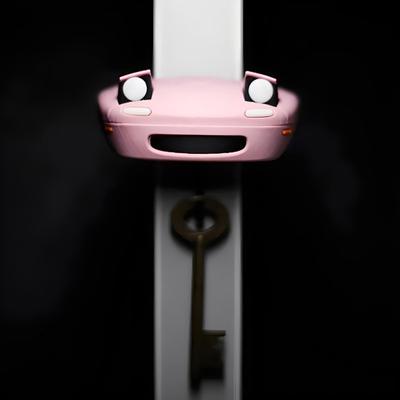 Gancho decorativo para llave de coche, diseño en forma de faro, fácil de instalar, montaje en pared