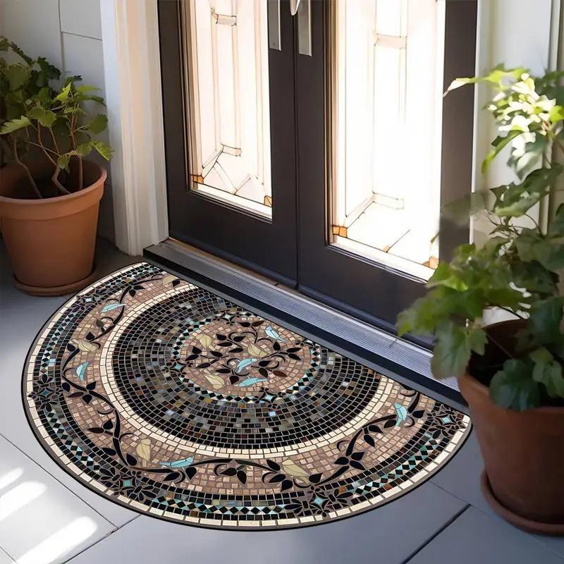 American-Style Vintage Carpet Water-Absorbing And Anti-Slip Entrance Hall Floor Mat, Bathroom Door Mat, Home Decoration