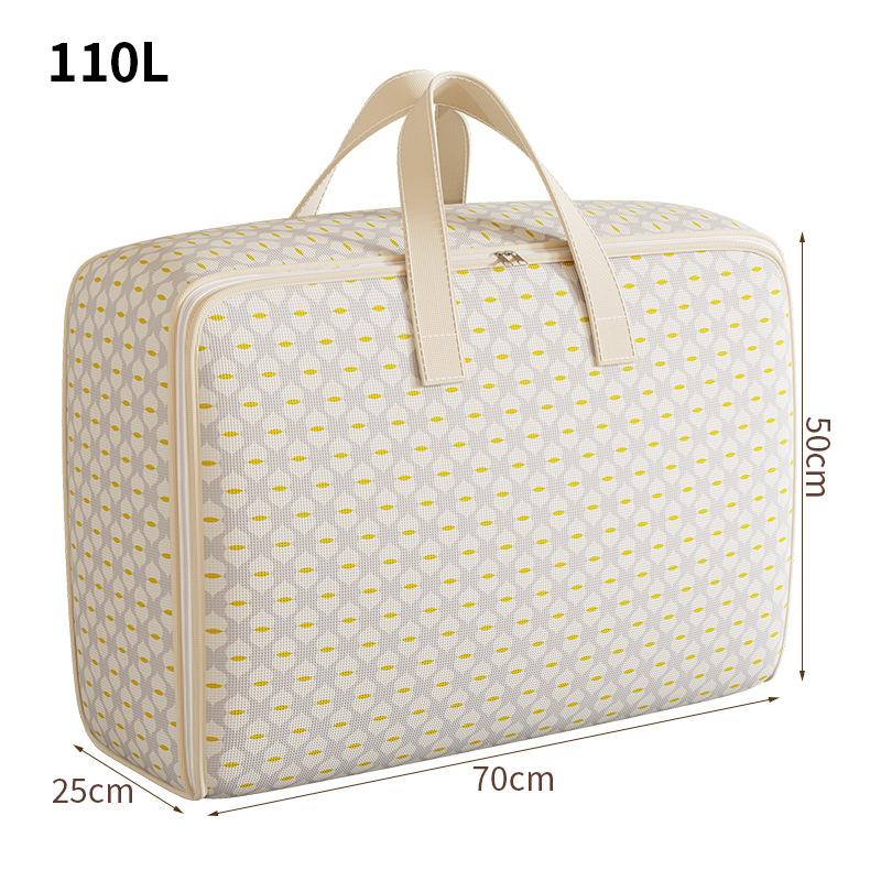 Large Capacity Storage Bag Gray Corrugated Storage Box Clothing Moving Travel Storage Bag Foldable Quilt Container