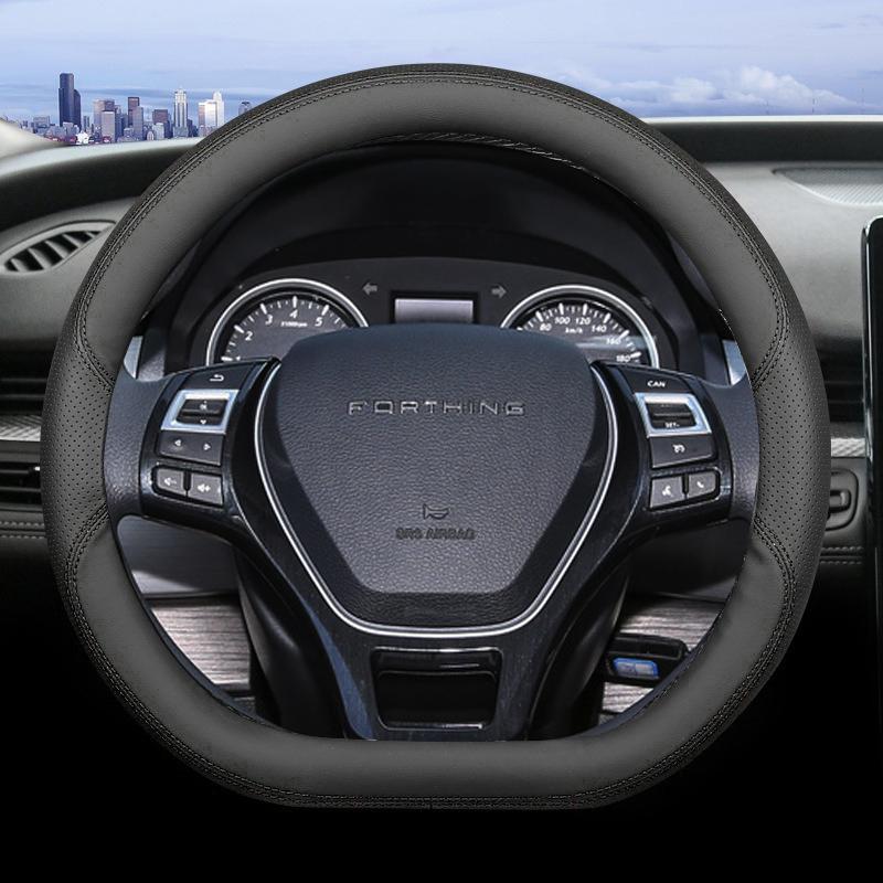 D Shape Car Steering Wheel Cover for Forthing T5 EVO 2020 2026 2026 2026 2026 2026 Auto Braid On Steeing-wheel Wrap
