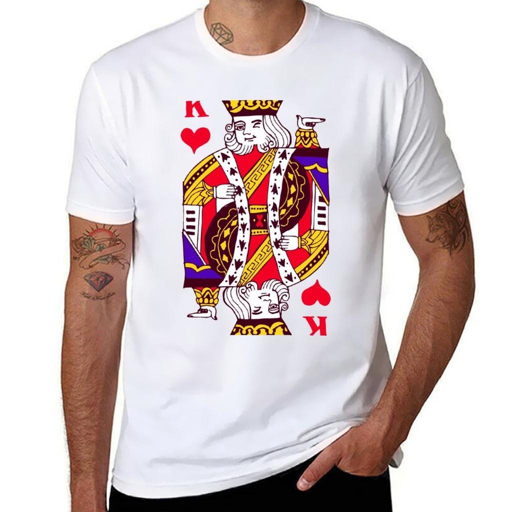 King of Hearts TShirt Man T Shirt Heavy Cotton Man T Shirt Cotton TShirt