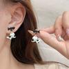 Lovely Cat Pumpkin Stud Earrings for Women Fashion Dangle Piercing Zircon Star Bowknot Fish Bone Statement Party Ear Drop Gifts