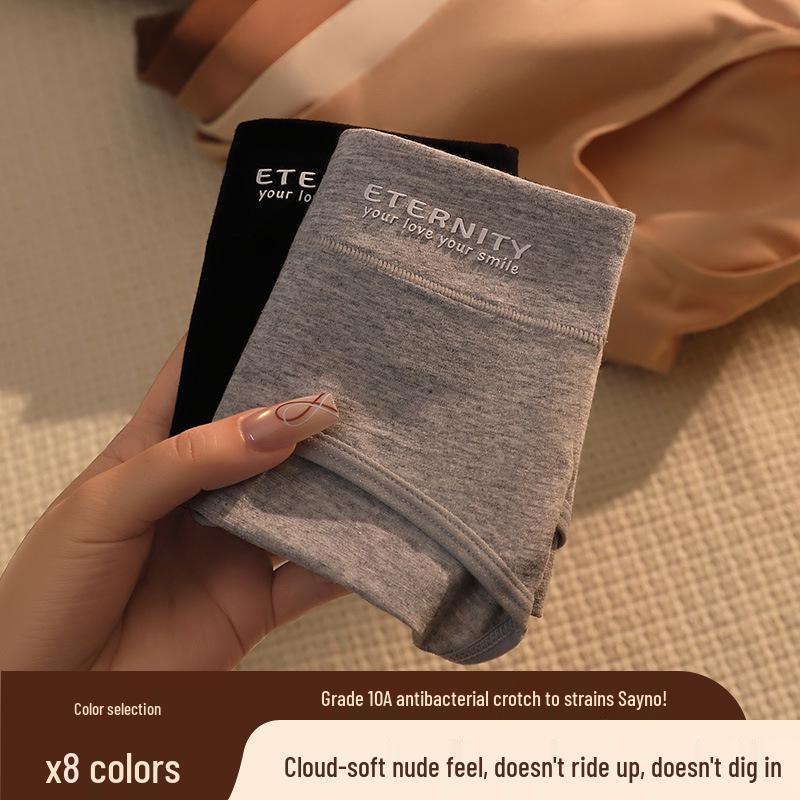 

Женские антибактериальные хлопковые спортивные бесшовные трусики с высокой посадкой и контролем живота M (40-50 kg)