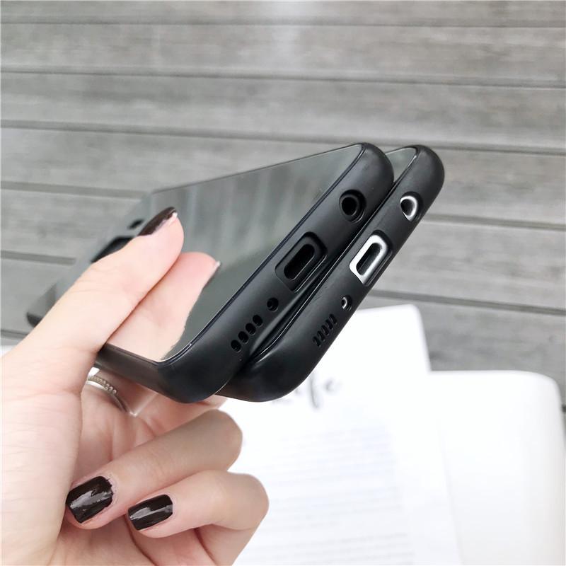 Spiegel Weiche TPU Hülle für Samsung Galaxy A51 A71 A50 A70 A30 A20E A30S A50S A70S A10 A20 A40 A90 A01 A21 A81 S20 S10 Plus Ultra S10E S9 S8 Note10 Abdeckung
