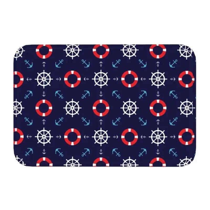 1pc Christmas Tree Pattern Door Mat , Holiday Indoor and Outdoor Rear Front Door Welcome Mat Winter Door Mat.