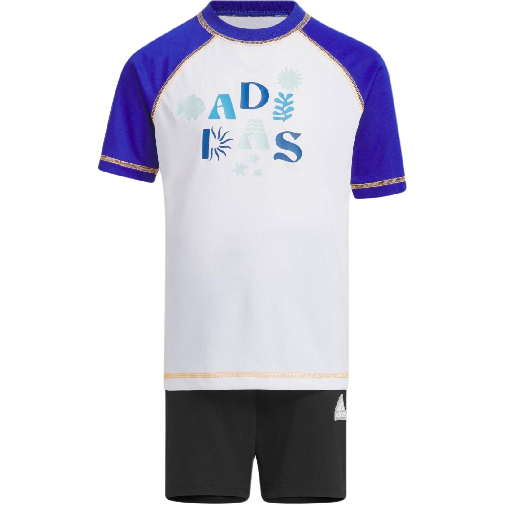 Adidas Casual Sportswear White+Black Kids  IT1778 104