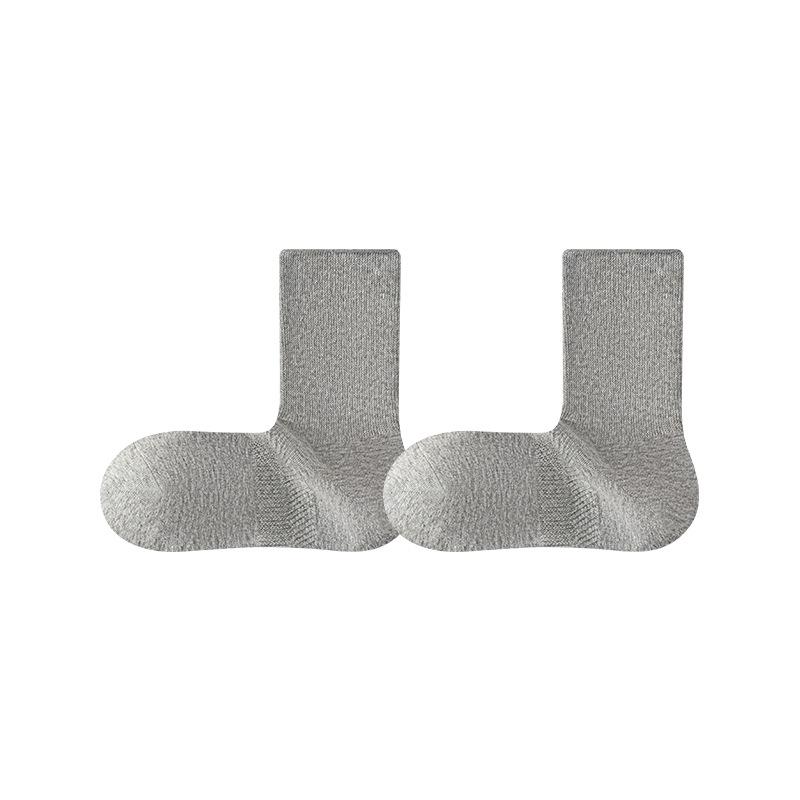 Female Autumn and Winter Pure Color 10A Antibacterial Deodorant Anti Paging Elastic Boneless Tube Stack Socks