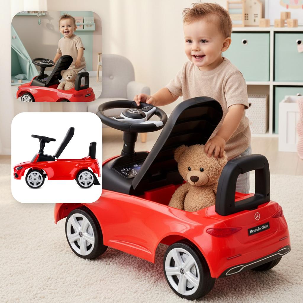 Ride-on Pusher Walker Mercedes C-Class Red Sun Baby