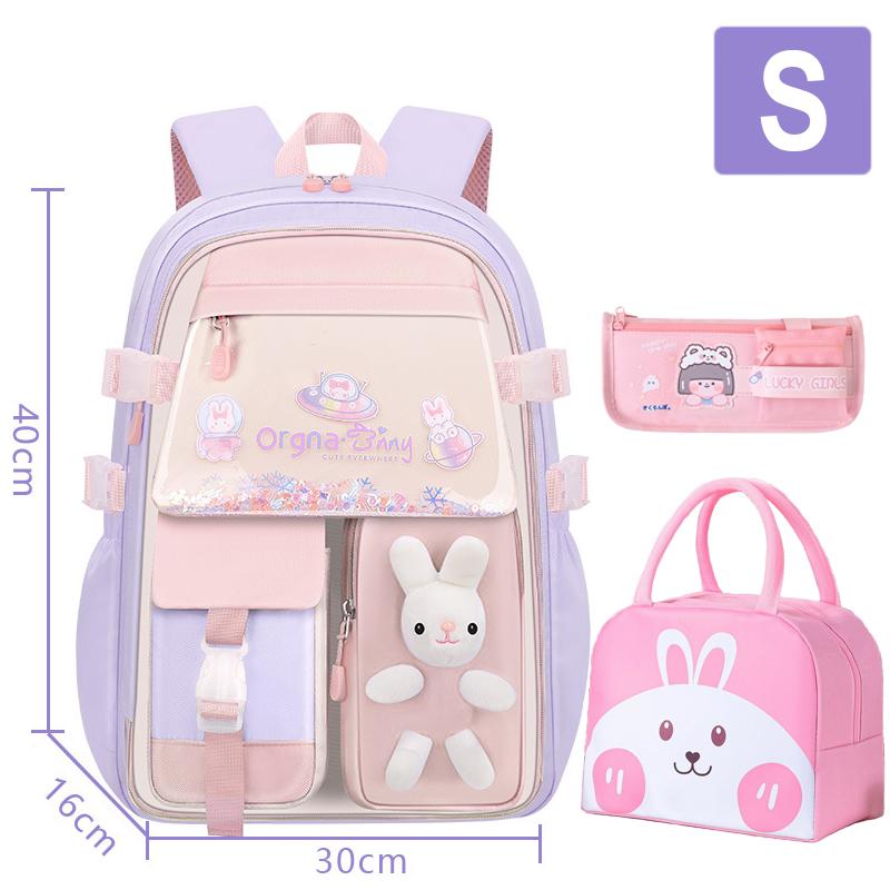 New School Bag Primary Back Pack For Girls Children Backpack Large Capacity Bookbag Waterproof Bags Multiple Pockets Schoolbags