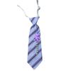 Boys Girls Cute Bear Pearls Chain Striped Necktie Children School Uniform Adjustable Pre Tied Ties for Wedding Parties