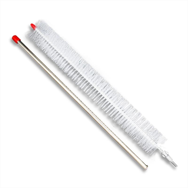 

Extended Handle Washing Machine Cleaning Brush with Stainless Steel Rod for Dryer Vents and Exhaust Port 1