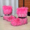 Fox Fur Snow Boots Autumn and Winter Warm and Cold Thickened Medium Tube Imitation Fur Boots Fashion Wool Boots