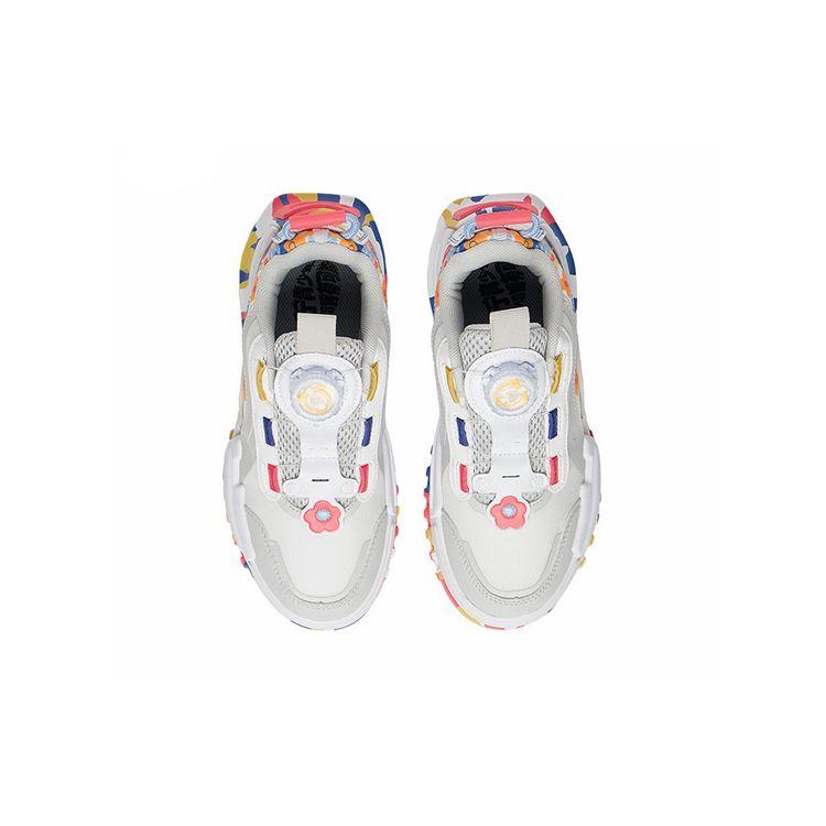 Li Ning Journey 2.0 Low Sports Casual Shoes Kids Sneakers White Gray Camouflage YKCS108-2