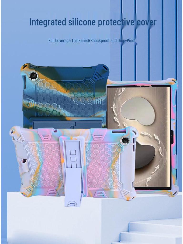 Retro Pattern Protective Rubber Cover for Lenovo Tab M10 10.1-inch (3rd Gen, TB-328F)