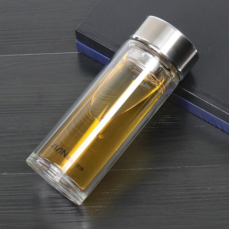 Fuguang Double Wall Glass Tea Cup