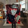 Naruto Anime Itachi Uchiha Pattern Flannel Blanket, High Quality Comfortable for All Seasons, Home Decor, Warmth and Comfort, Perfect for Gifts.