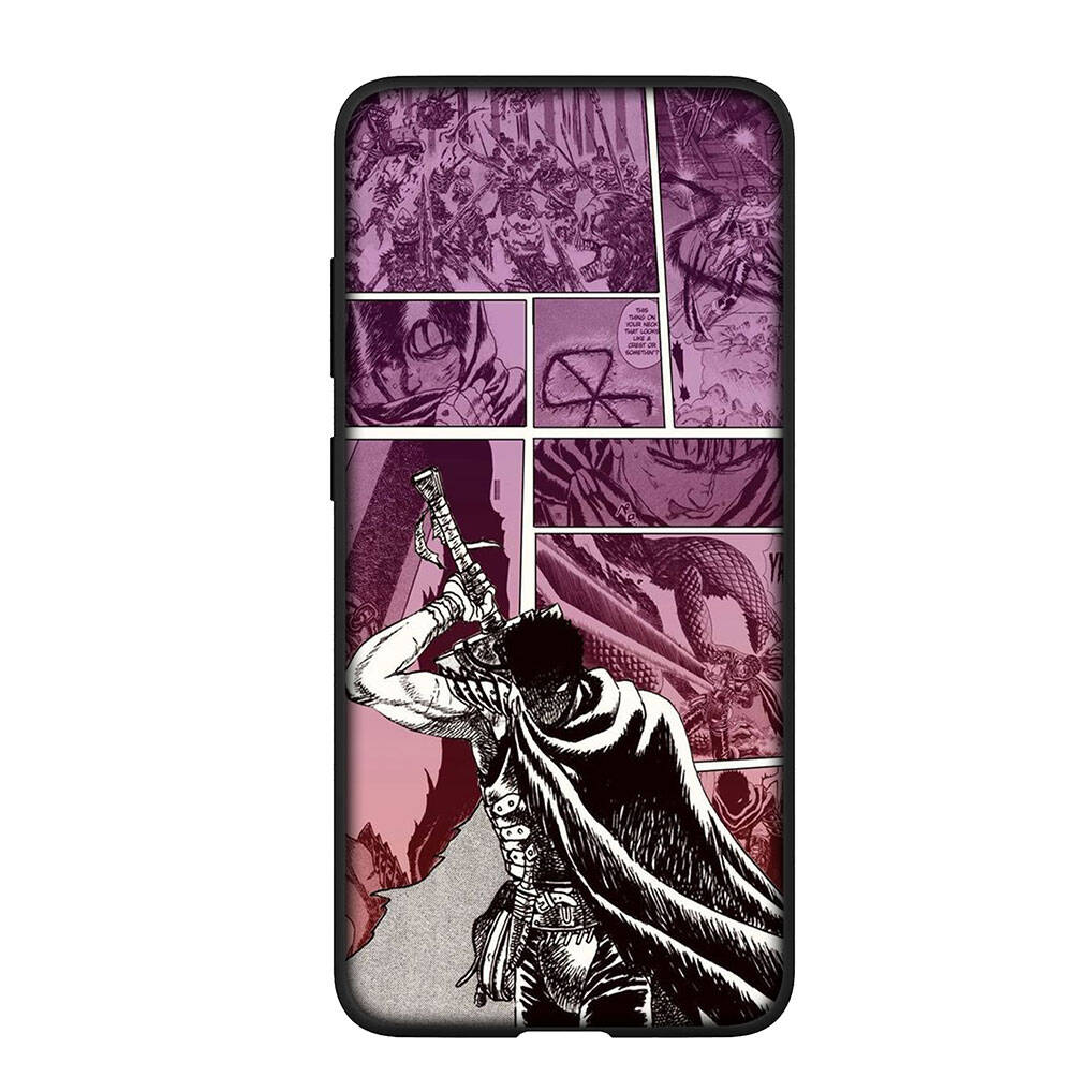 for iPhone 17 16 15 Xiaomi Poco F7 F8 X7 X6 F5 C85 C75 C71 M8 Redmi Note 14 13 12 11 Pro Max 14C 13C 15C A3 A4 Phone Case Anime Berserk Guts Cover