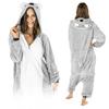Jednodílný kostým Koala Pánské pyžamo Dárek pro manžela Kigurumi Kombinéza Zimní M Jednodílný kostým Koala - S