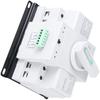 Double Power 63A Automatic Transfer Switches 2P 220V/110V Miniature Circuit Breaking Plastic for Home Electrical Safety