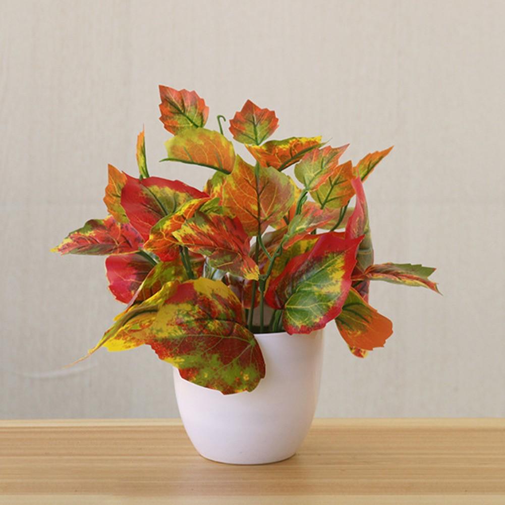 

Искусственные растения Цветок в горшке Орнамент Лиственное растение Декор для дома и офиса Сделай сам A