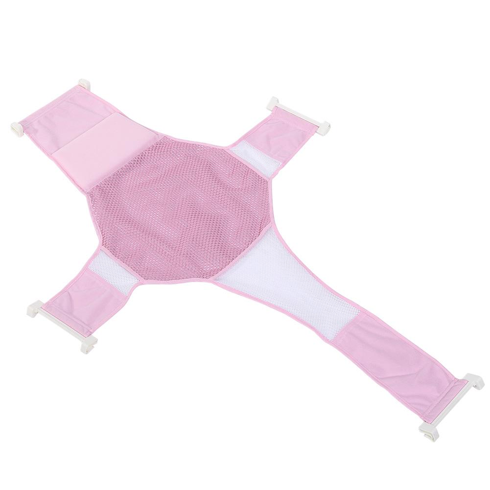 Rete per vasca da bagno per neonati Supporto per doccia Fascia per il bagno sicura Sedile per il bagnetto per bambini Blu