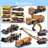 Large Engineering Vehicle Toy Set Combination Series Children Excavator Bulldozer Mixer Crane Boy Car