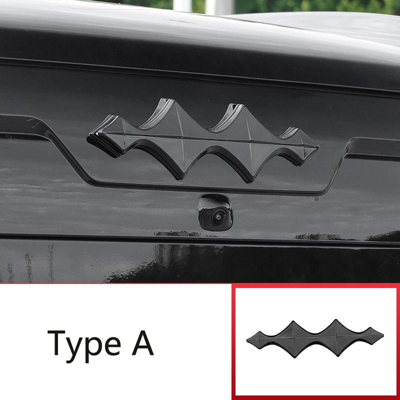 

For BYD Leopard Titanium7/8 2024 2025 Car Black Badge Car Logo Front and Rear External Accessories