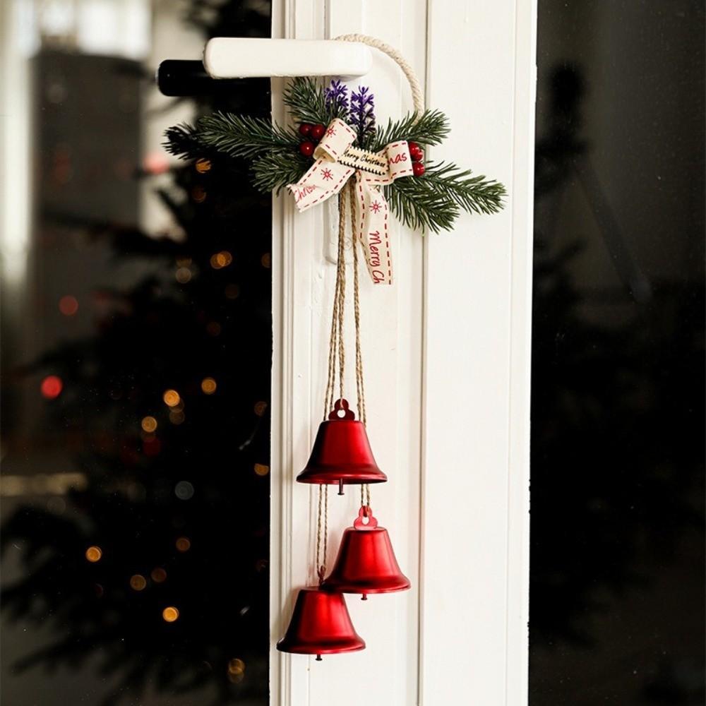 Pleasant Sound Jingle Bells With Bowknot Christmas Tree Pendant Decorations Christmas Bell  Party