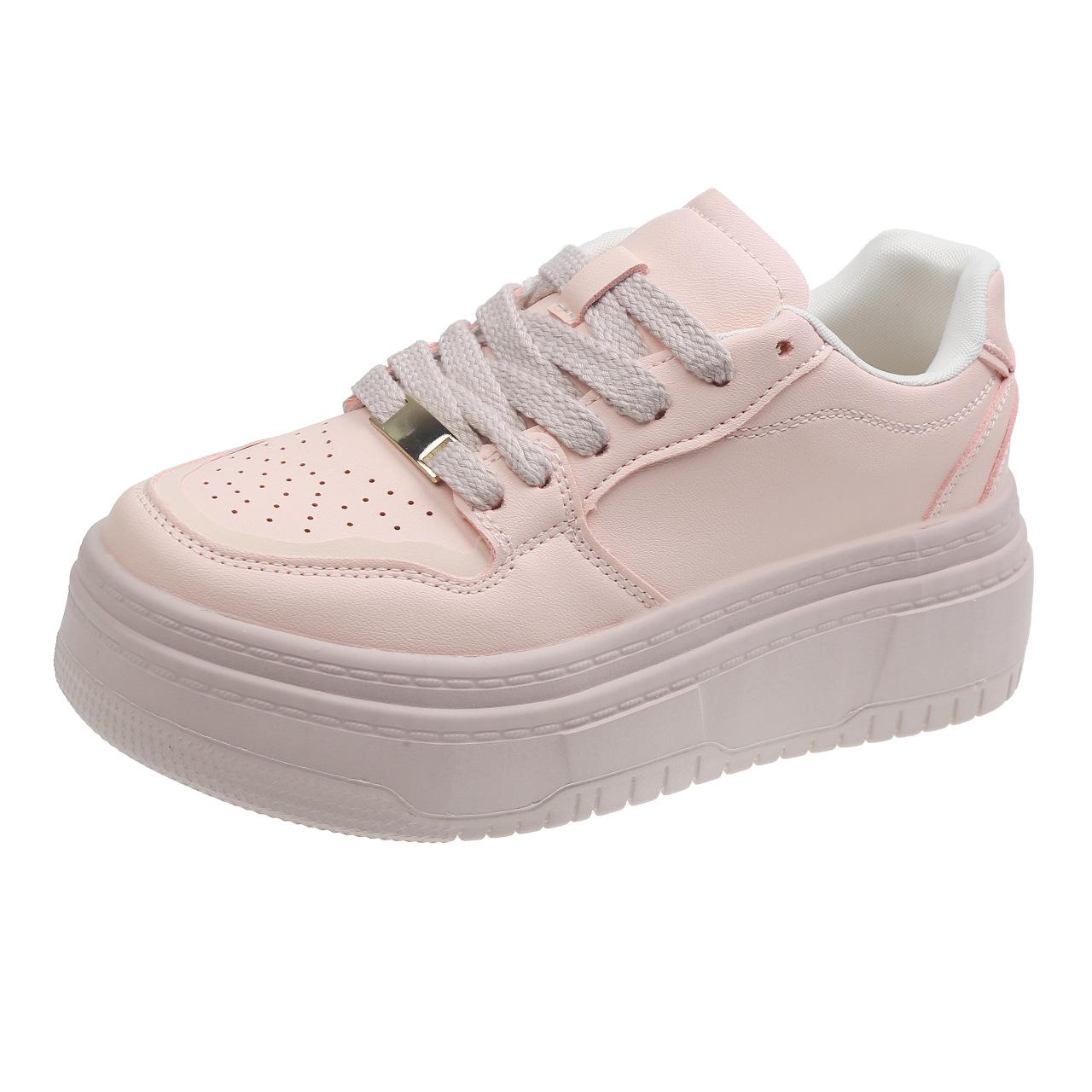 

Cowhide version~ genuine leather thick-soled heightening muffin casual shoes board shoes women s autumn 2025 new versatile little white shoes 40