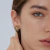 E0533 European & American Fashion Christmas Snowflake Zircon Stud Earrings for Women - Versatile, Creative, & Stylish Jewelry