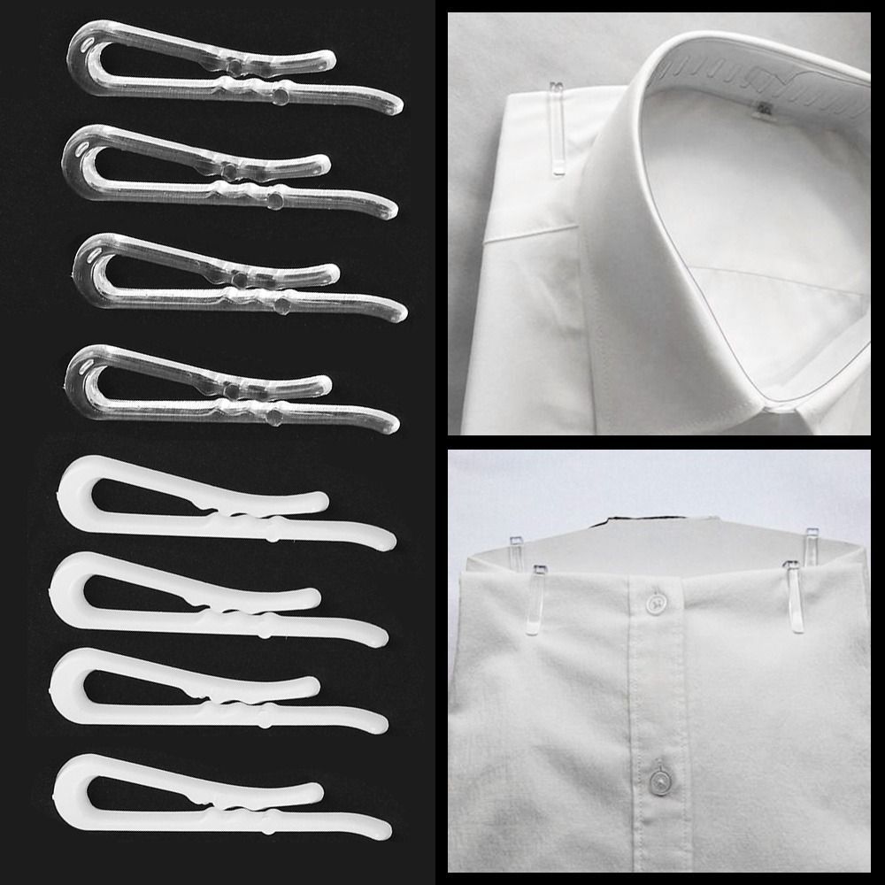 

1000pcs with Anti slip Teeth Shirt Pin 38mm Sock Package Clips U Shape Clips Garment Accessories прозорий