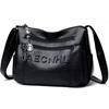 Soft Leather Multi-pocket Messenger Bag Women's Shoulder Bag