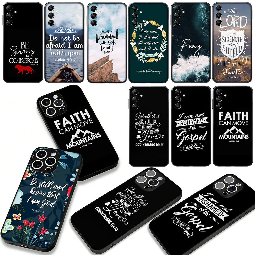 Bible Verse Faith Christian God Phone Cover Case for Xiaomi Redmi 15C 15 A4 A5 9A 9T 10A 10C 9C NFC 14C Note 11 9 10 Pro 8T