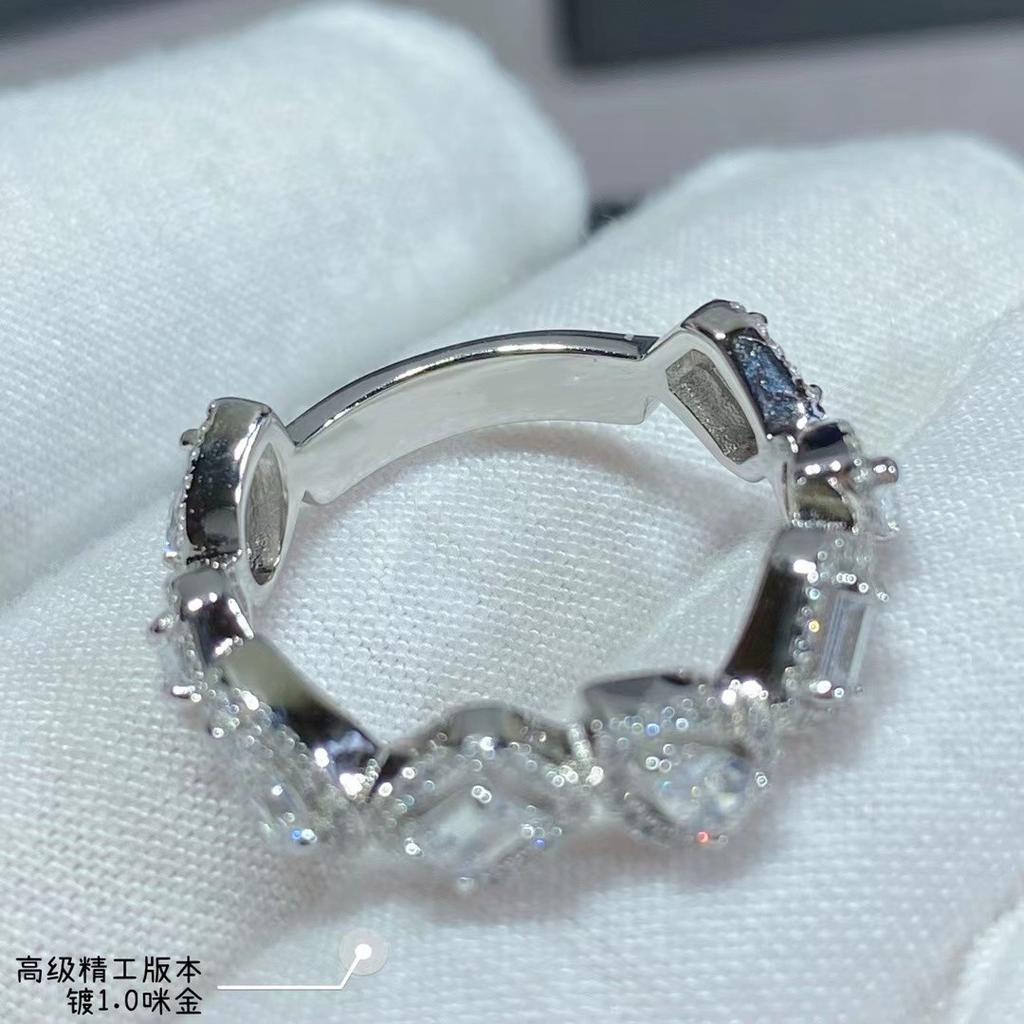 High Quality New 2024 Trend Gifts Selling Hot Brand Classic Europe Famous Luxury Jewelry Rings For Women Zircon Water Drop