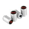 4PCS Aluminum Alloy Car Wheel Tire Valve Caps Covers Decoration For Subaru STI XV WRC WRX BRZ FORESTER IMPREZA LEGACY OUTBACK X555