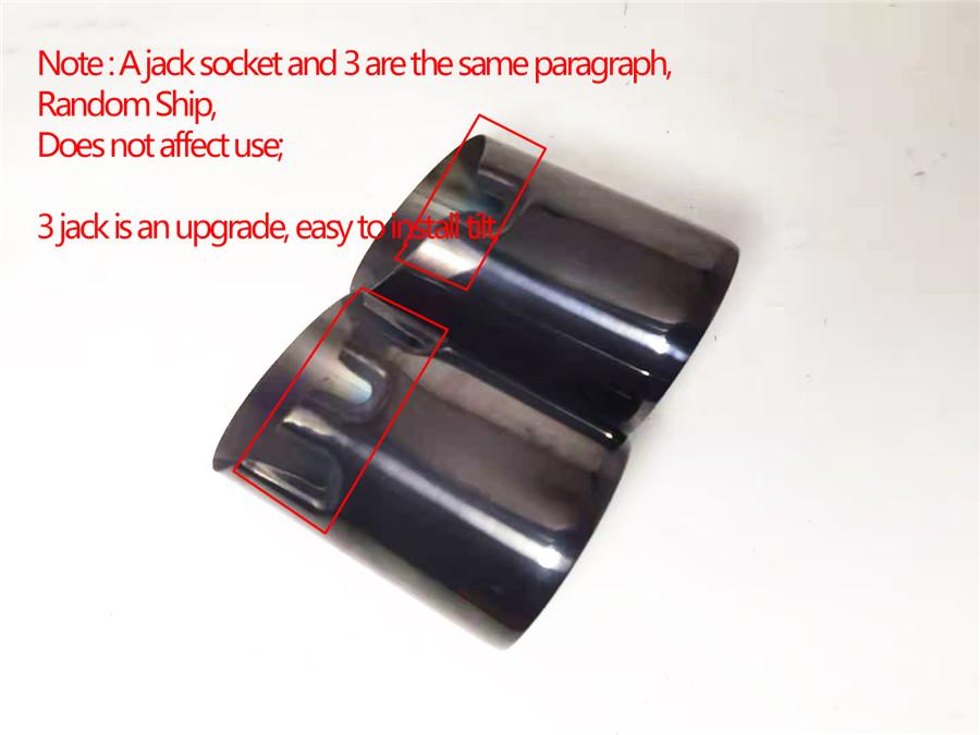 1Pairs 304 Stainless Steel Exhaut Tips for BMW F20 F21 M135 F22 F23 M235i M240i F30 F31 335i 340i F34 GT F32 F33 435i 440i