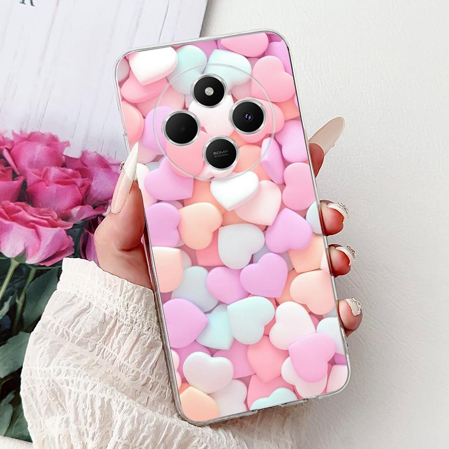 For Xiaomi Redmi 14C Case PocoC75 Lucky Fish Cute Cat Pattern Cover Soft Slim Phone Case For Xiaomi Poco C75 C 75 Redmi14C Shell