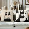Cute Cat Pattern Throw Pillows for Home Decor Polyester Pillowcase, Sofa Decorative Cushion Cov Headboard Pillow