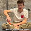 1/2Pcs Handcrafted Boulder Block Precision Strength Climbing Training Boulder Ball Stress Relief Climbing Simulation Wooden 3D Boulder Rock