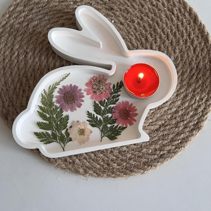 Food Grade Silicone Baking Mould With Rabbits Carrot Designs For Resin Craft Party Decorations