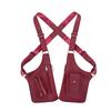 Zaino tattico da esterno antifurto con tracolla doppia e tasche multiple, borsa da petto, borsa a tracolla incrociata da uomo in pelle PU impermeabile