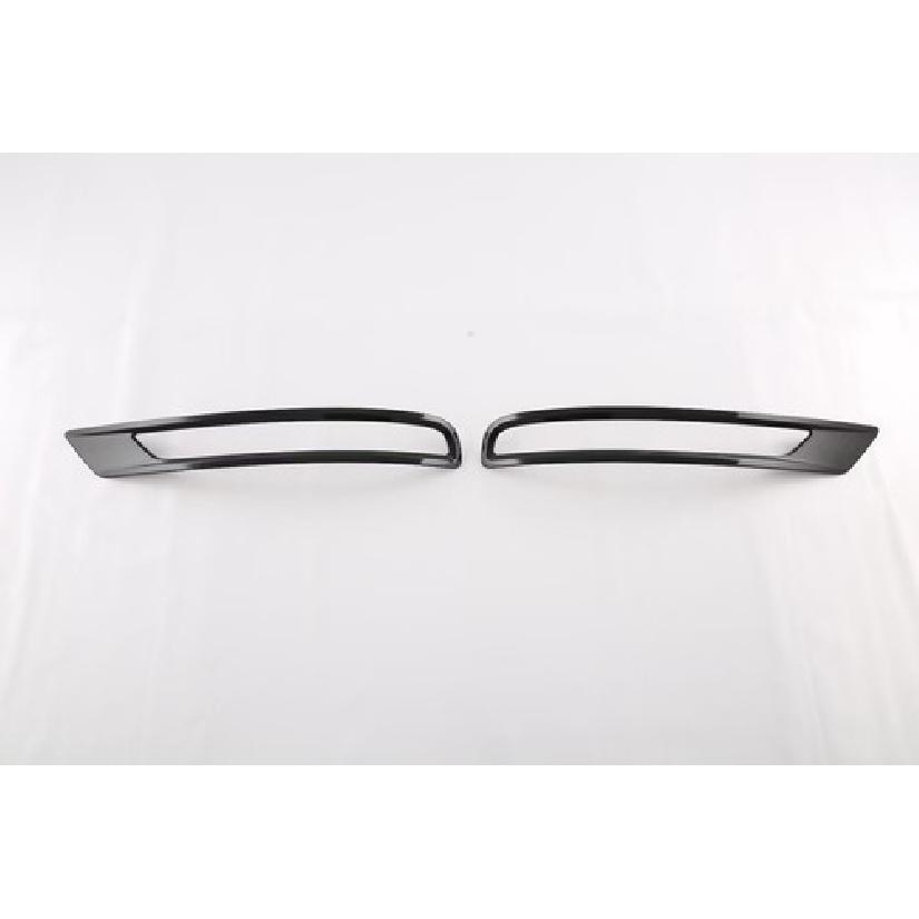 Glossy Black Rear Fog Light Frame Cover Trim For -2025 Mitsubishi Outlander