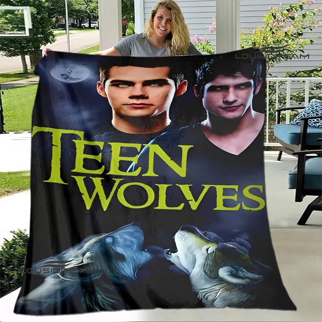Film Teen Wolf Druckdecke warme Decke Flanschdecke weiche und bequeme Decke Haus Reise Decke Geburtstagsgeschenk