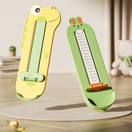 Kids Foot Measuring Device Cartoon Dinosaur Rabbit Infant Boys Girls Foot