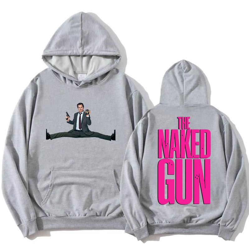 

The Naked Gun Movie Hoodies Long Sleeve Fashion Hooded Sweatshirts Casual Autumn Fleece Female Pullovers Film Graphic Print Tops 3XL