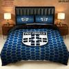 Pec Zwolle Pattern Bedding uilt Set uilt Cover Pillowcase Home Decoration Birthday Gift (1 * duvet cover + 2 * pillowcase without core)