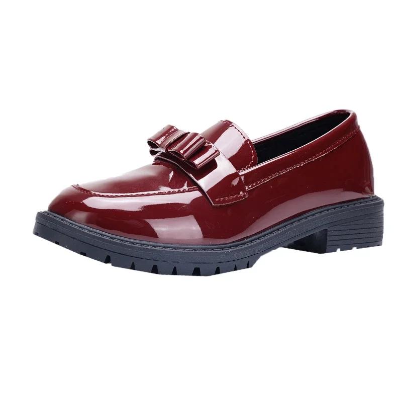 Fashion Women's Shoes Hot Selling In Autumn Anti Slip Women's High Heels Round Toe Solid Bow Thick Heels Office Professional High Heels