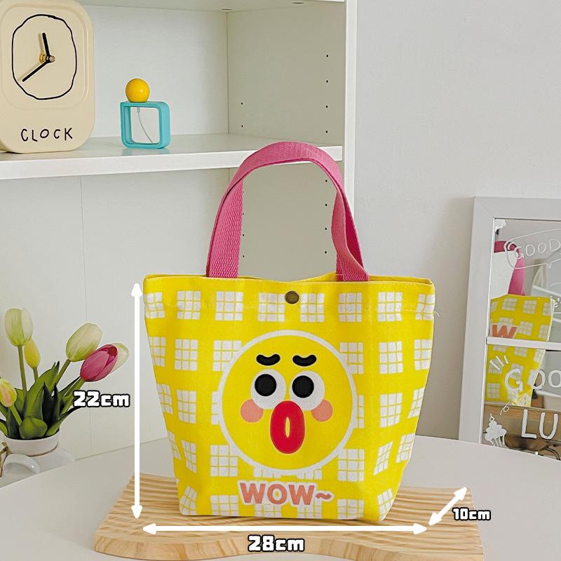 Adorable Kitty Canvas Tote Bag - Perfect for Students and Women